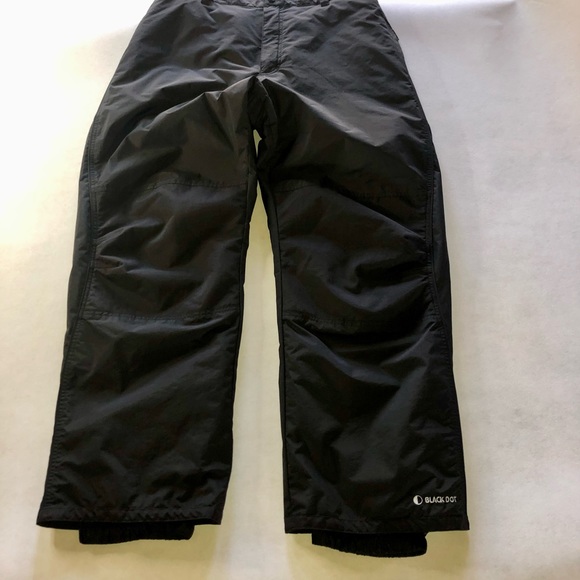 Black Dot Men’s Ski Snowboard Pants Black Waterproof XL Like New Pacific Trail - Picture 6 of 8